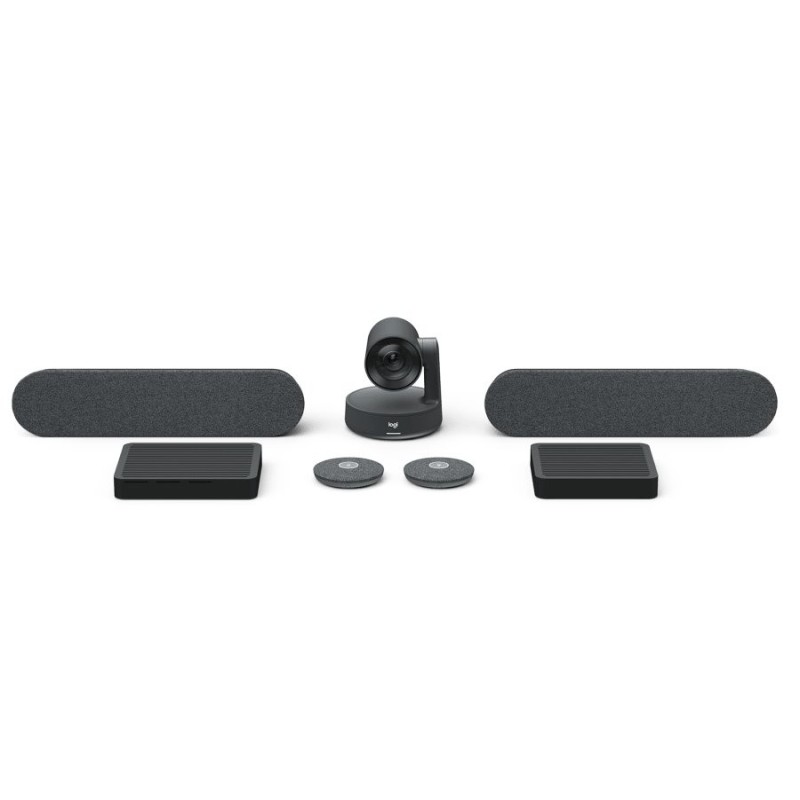 Logitech Rally Ultra-HD ConferenceCam, 2 mic, 2 repro - BLACK - EMEA