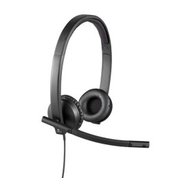 Logitech UC Corded Stereo USB Headset H570e (Leatherette Pad) - Business EMEA