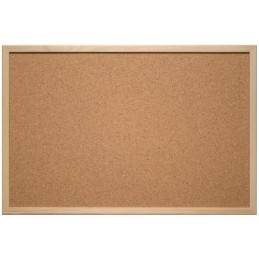 Eurosupplies Korktafel Holzrahmen 120x90 cm