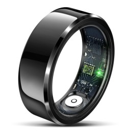 Smartring ALIGATOR Smart Ring, Größe 9, schwarz