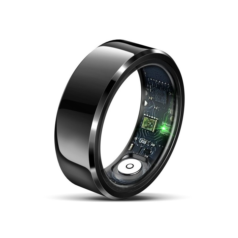 Chytrý prsteň ALIGATOR Smart Ring, vel.9, čierny