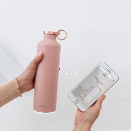 Equa Smart – smarte Edelstahlflasche, Snow White