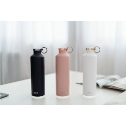 Equa Smart – smart stainless steel bottle, Snow White