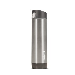 HidrateSpark – stainless steel smart bottle, 620 ml, Bluetooth tracker, stainless steel