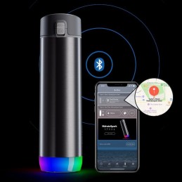 HidrateSpark – Smart Bottle aus Edelstahl, 620 ml, Bluetooth-Tracker, Edelstahl