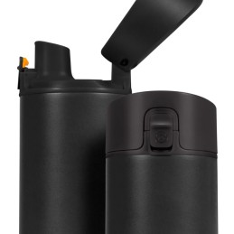 HidrateSpark – Smart Bottle aus Edelstahl, 620 ml, Bluetooth-Tracker, schwarz