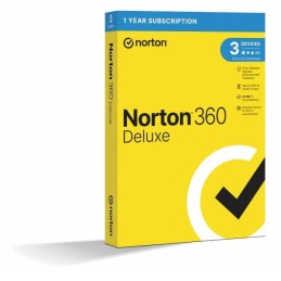 NORTON 360 DELUXE 25GB CZ pre 1 užívateľa na 3 zariadenia na 12 mesiacov BOX