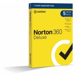 NORTON 360 DELUXE 50GB CZ dla 1 użytkownika na 5 urządzeń na 12 miesięcy BOX