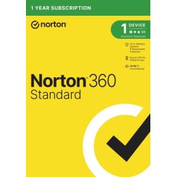 NORTON 360 STANDARD 10GB + VPN 1 user for 1 device for 1 year